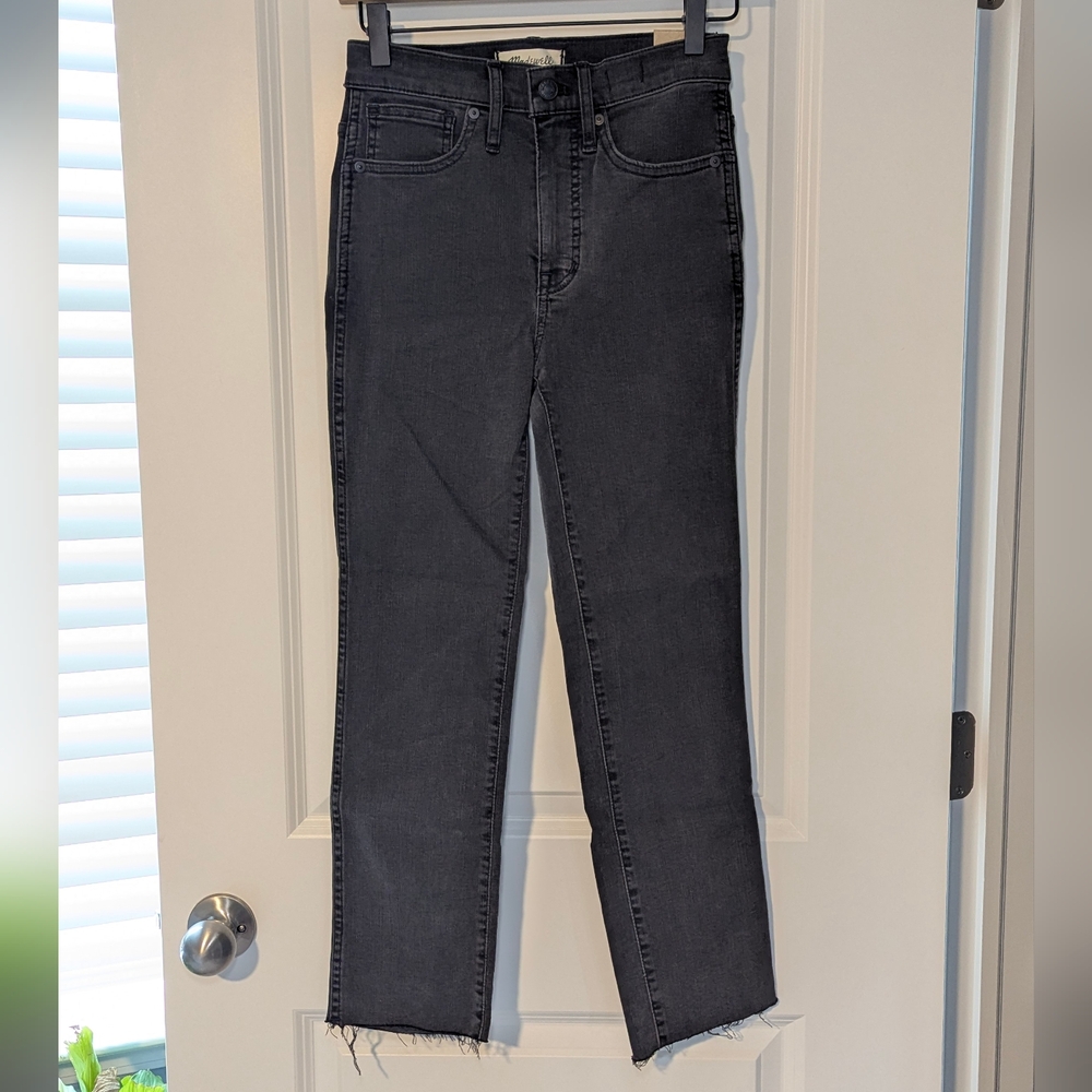 Madewell Women's Stovepipe Raw Hem Jeans